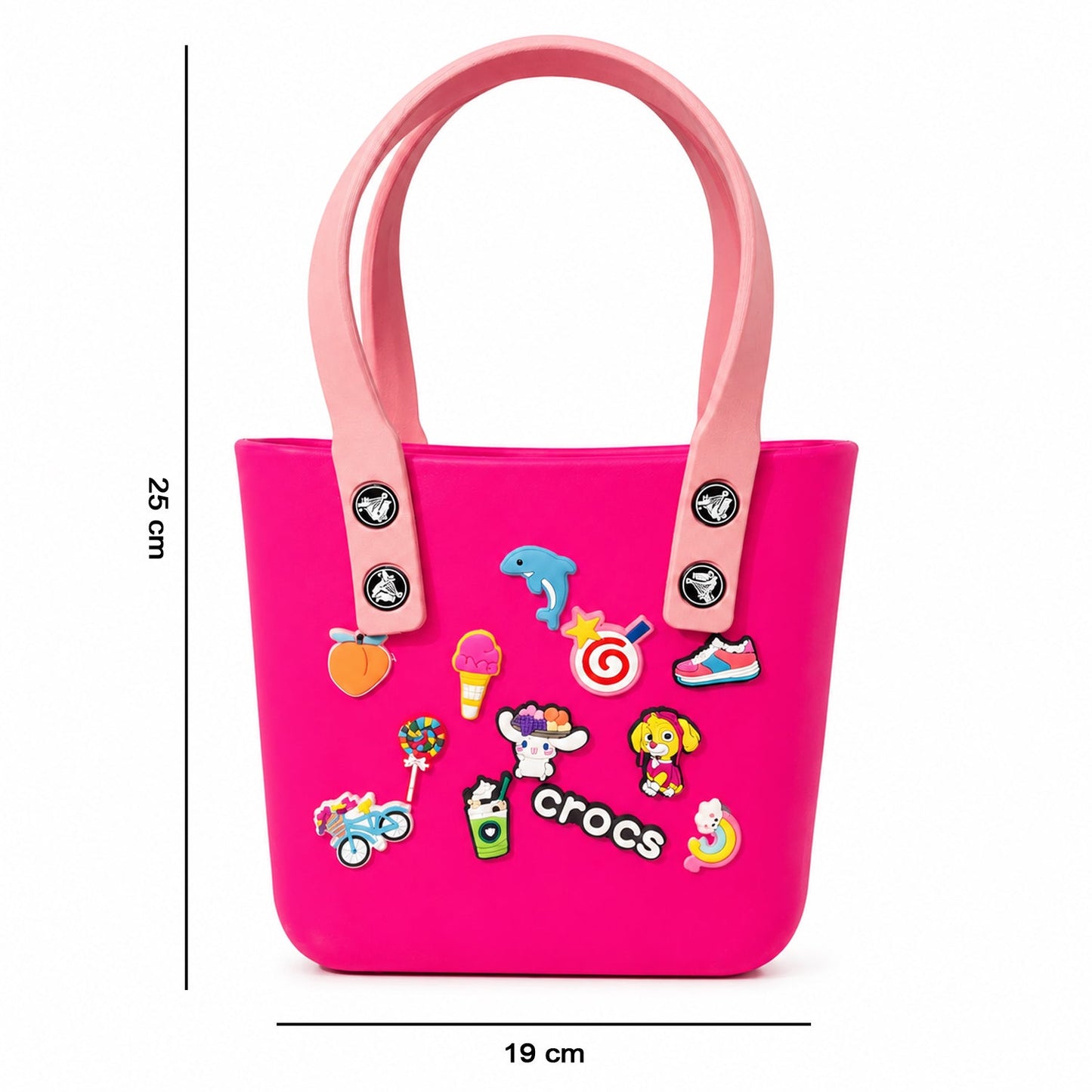 Buy Crocs-Inspired Tote Bag – Spacious & Trendy for Women & Girls
