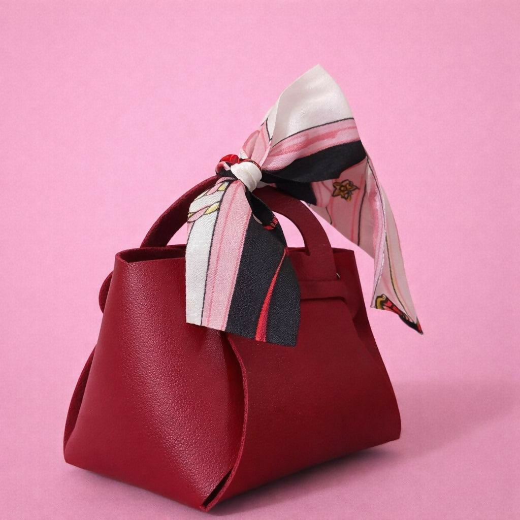 Mini Maroon Handbag – Elegant & Compact Accessory for Women & Girls