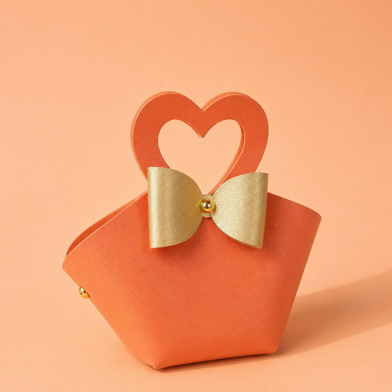 Mini Handbag – Compact & Stylish with Heart & Bow Details