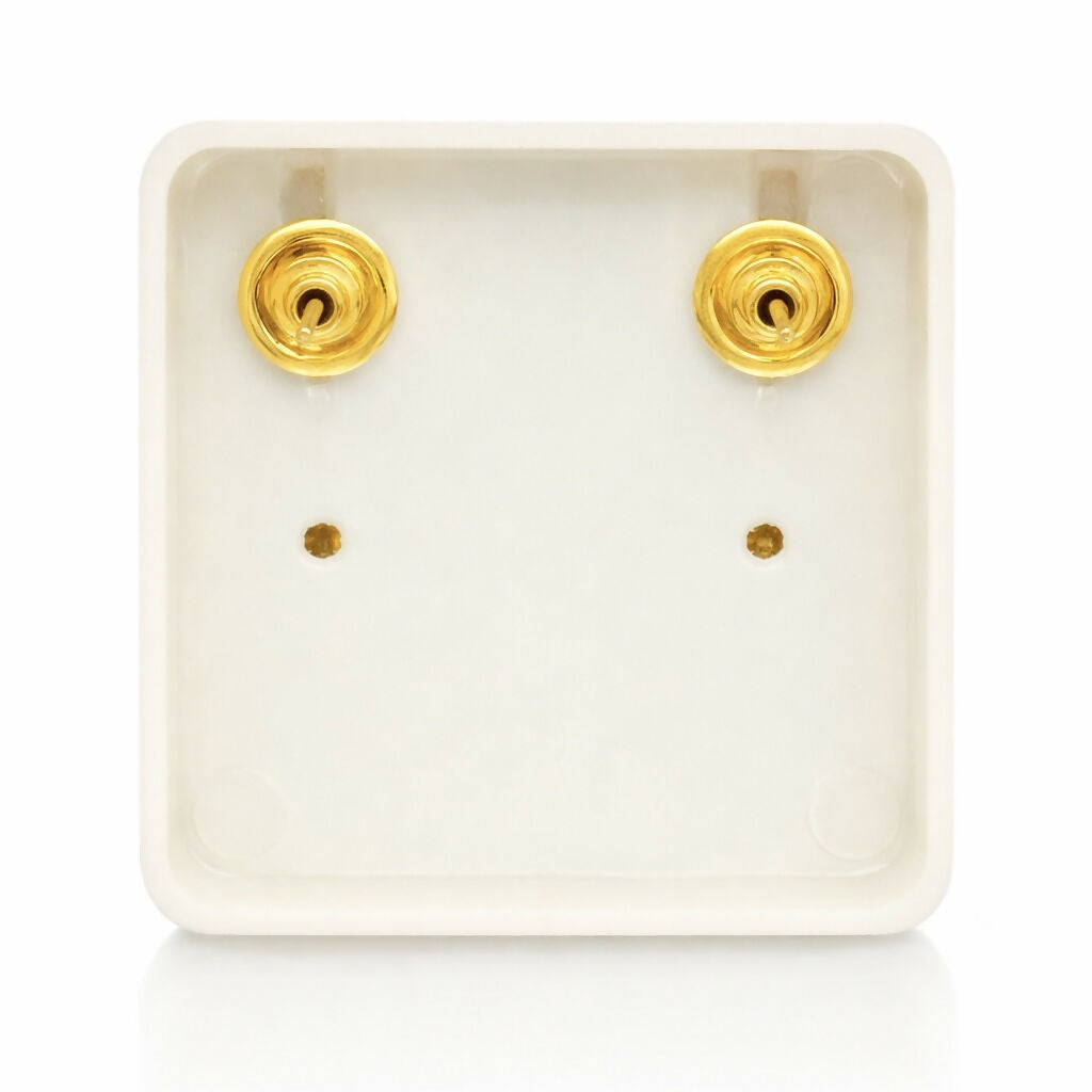 Gold Plated Cross Stud Earrings – Elegant Daily Wear Accessory
